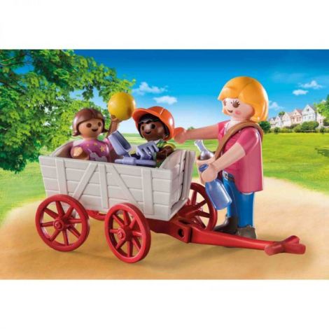 Playmobil - Set Invatatoare Si Copii In Carucior - poza 4