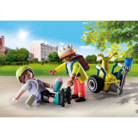 Playmobil - Set Salvator Cu Masina De Echilibru - poza 4