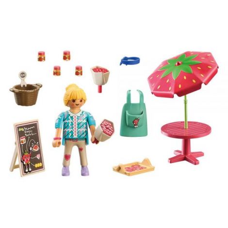 Playmobil - Stand Pentru Vanzare De Gemuri - poza 3