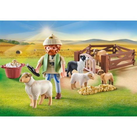 Playmobil - Tanarul Pastor Cu Turma De Oi - poza 2