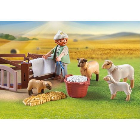 Playmobil - Tanarul Pastor Cu Turma De Oi - poza 3