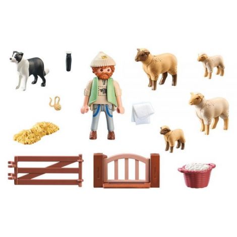 Playmobil - Tanarul Pastor Cu Turma De Oi - poza 4