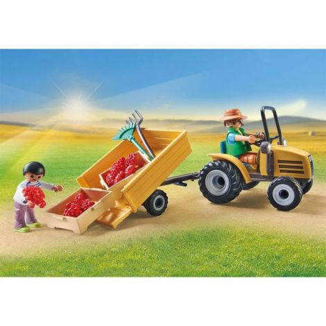 Playmobil - Tractor Cu Remorca Si Cisterna De Apa - poza 4