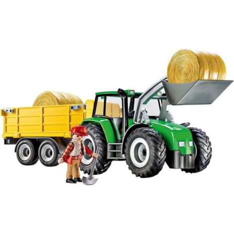 Playmobil - Tractor cu remorca si incarcator frontal - poza 2