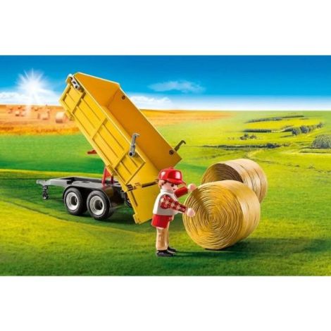 Playmobil - Tractor cu remorca si incarcator frontal - poza 4