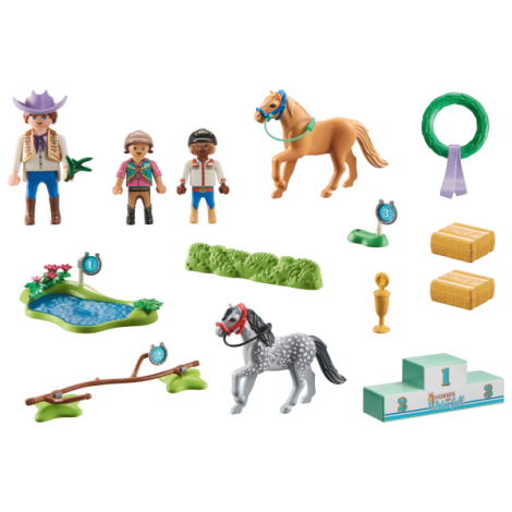 Playmobil-TURNEUL CU PONEI - poza 2