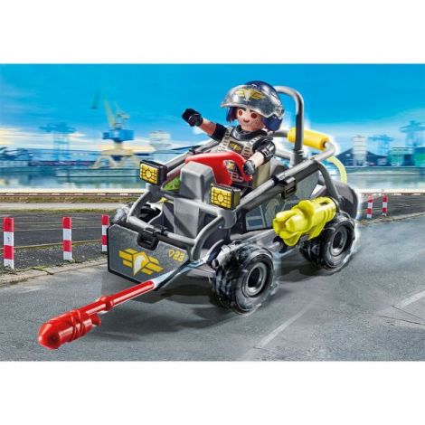 PLAYMOBIL - VEHICUL SWAT PENTRU TEREN SI APA - poza 1