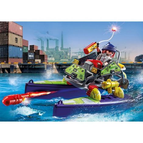 PLAYMOBIL - VEHICUL SWAT PENTRU TEREN SI APA - poza 2