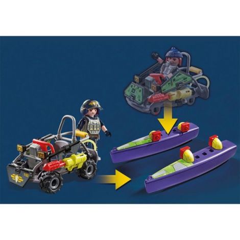 PLAYMOBIL - VEHICUL SWAT PENTRU TEREN SI APA - poza 3