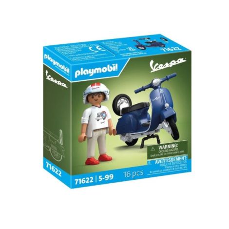 Playmobil - Vespa albastra cu un barbat - poza 2