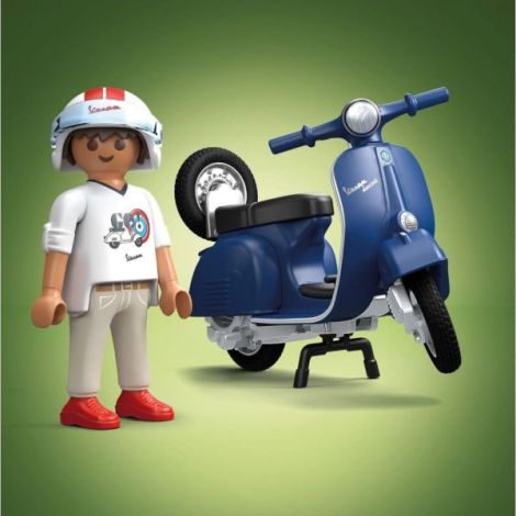 Playmobil - Vespa albastra cu un barbat - poza 5