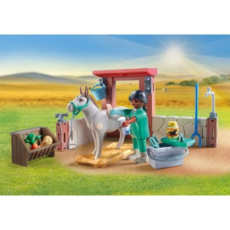 Playmobil-VETERINAR IN CURTEA FERMEI - poza 4