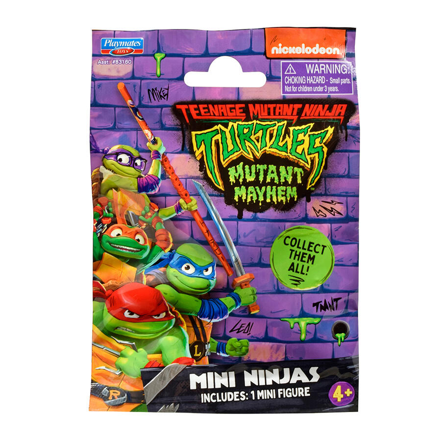 Pliculet cu mini figurina surpriza Teenage Mutant Ninja Turtles Total Chaos - poza 3