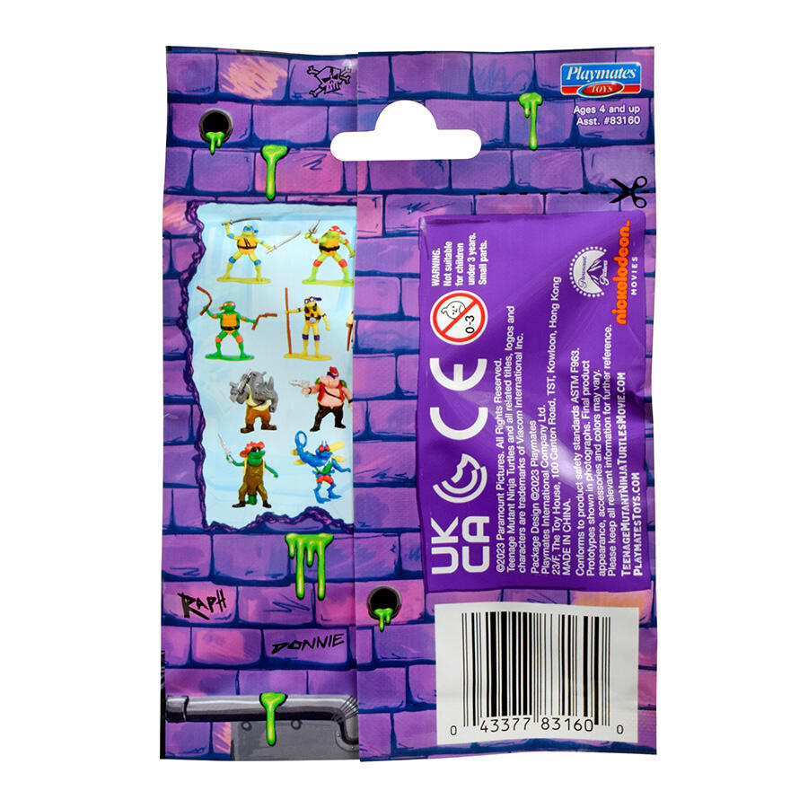 Pliculet cu mini figurina surpriza Teenage Mutant Ninja Turtles Total Chaos - poza 4