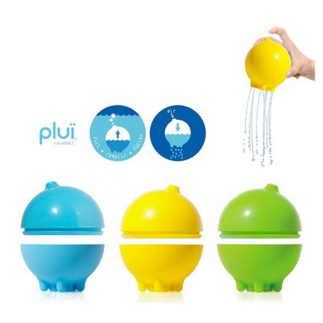 Plui Rainball (galben) Mingiuta senzoriala cu apa - poza 3