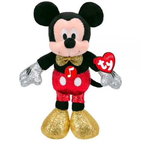 Plus cu sunete MICKEY super sparkle (18 cm) - Ty - poza 1