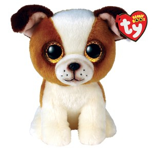 Plus Ty 15cm Boos Hugo Catelus Maro si Alb