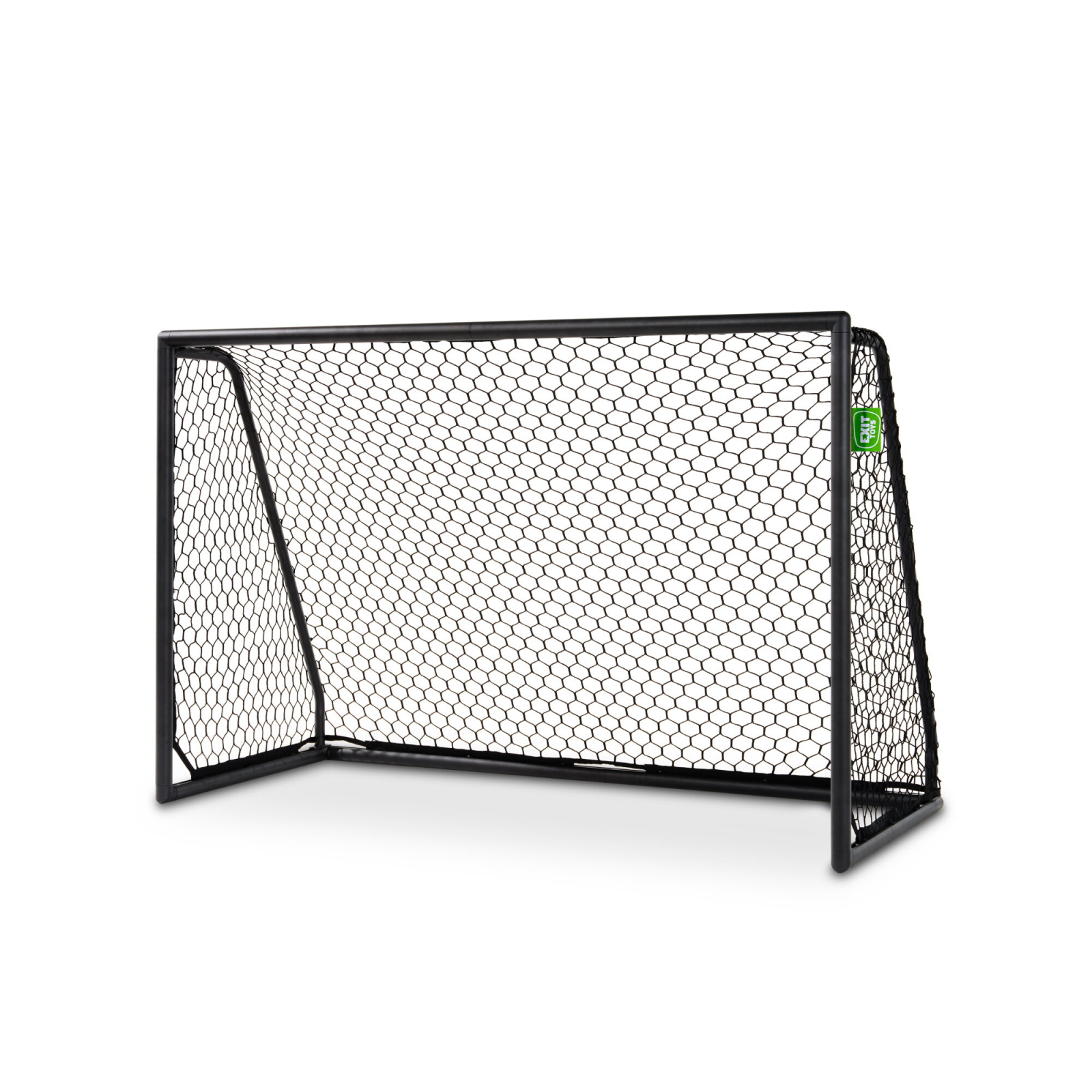 Poarta de fotbal din aluminiu, Scala, 180x120cm - negru, Exit Toys