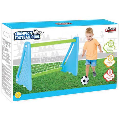 Poarta de fotbal pentru copii Pilsan Champion Football Goal blue - poza 2