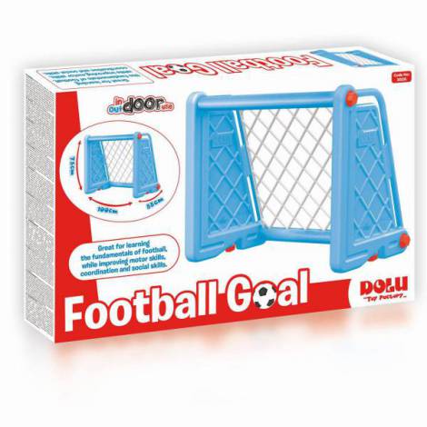 Poarta fotbal pentru copii - albastra - poza 2