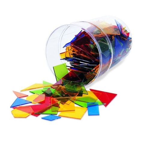 Poligoane colorate - set 450 buc - poza 1