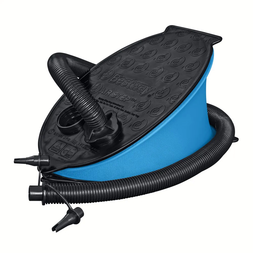 Pompa aer de picior cu 3 adaptoare Bestway 28 x 19 cm - poza 1