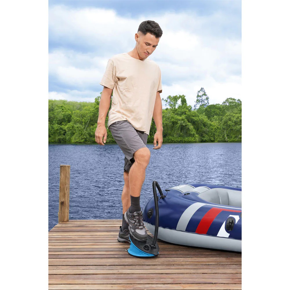 Pompa aer de picior cu 3 adaptoare Bestway 28 x 19 cm - poza 5