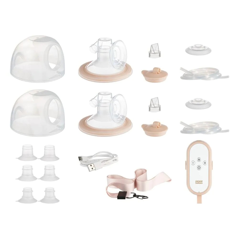 Pompa de san electrica dubla Canpol Milkshell Hands Free - poza 3