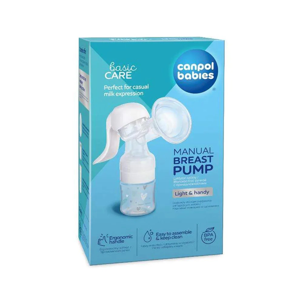 Pompa de san manuala cu biberon Canpol Rear Basic - poza 3
