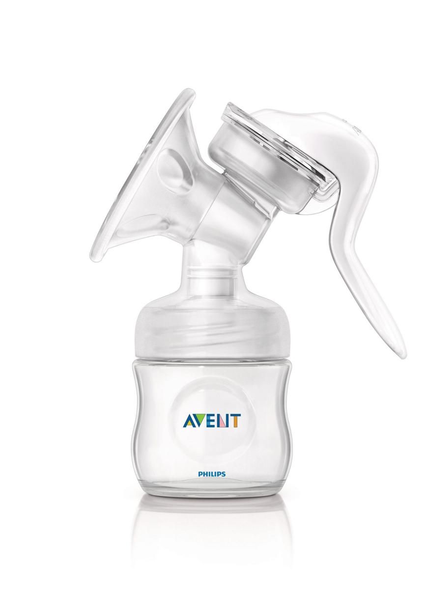 Pompa manuala pentru san cu biberon Avent Natural - poza 1