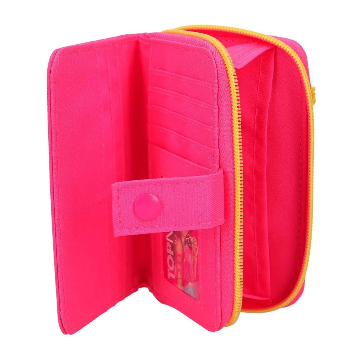 Portofel Top Model Hello Pink 15x10x3 cm - poza 5