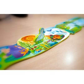 Poveste puzzle Ratusca cea urata - Miniland - poza 3
