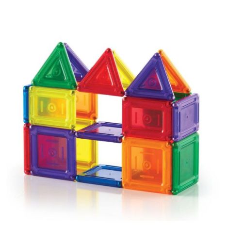 PowerClix Solids, set magnetic, 44 piese, Guidecraft - poza 2