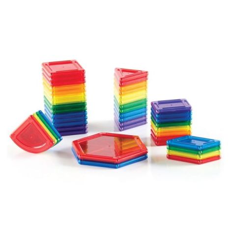 PowerClix Solids, set magnetic, 44 piese, Guidecraft - poza 5