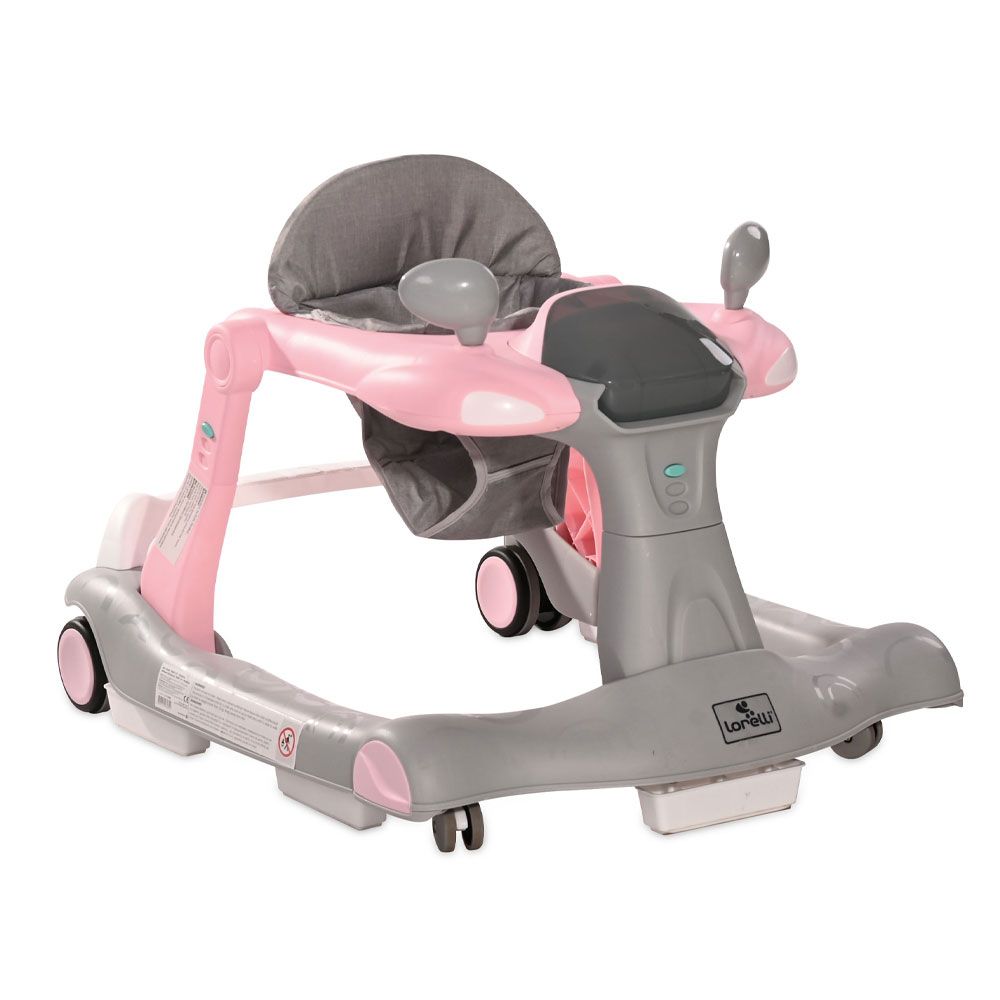 Premergator 2 in 1 Lorelli Rider Roz si Gri - poza 1
