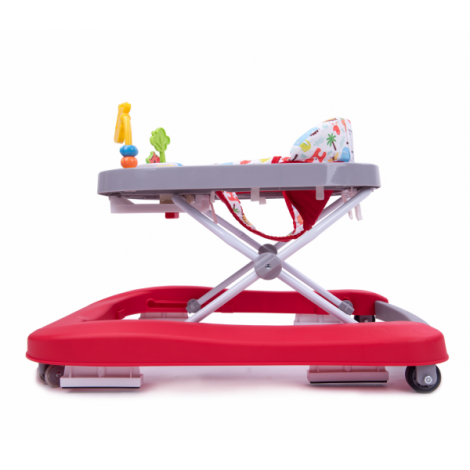 Premergator impingator 4Baby WALK'N PUSH 2 in 1 Rosu - poza 2