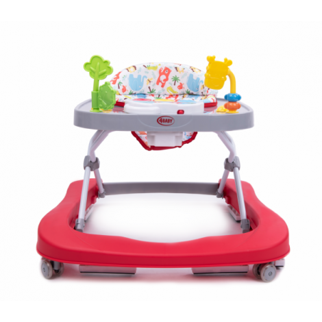 Premergator impingator 4Baby WALK'N PUSH 2 in 1 Rosu - poza 3
