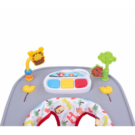 Premergator impingator 4Baby WALK'N PUSH 2 in 1 Rosu - poza 4