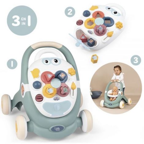 Premergator Smoby Trotty Walker 3 in 1 verde - poza 2