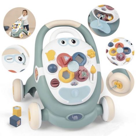 Premergator Smoby Trotty Walker 3 in 1 verde - poza 3