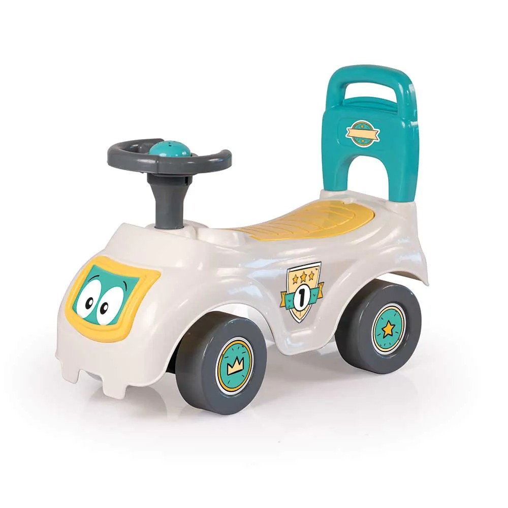 Prima mea masinuta Ride-on Dolu alb cu galben - poza 4