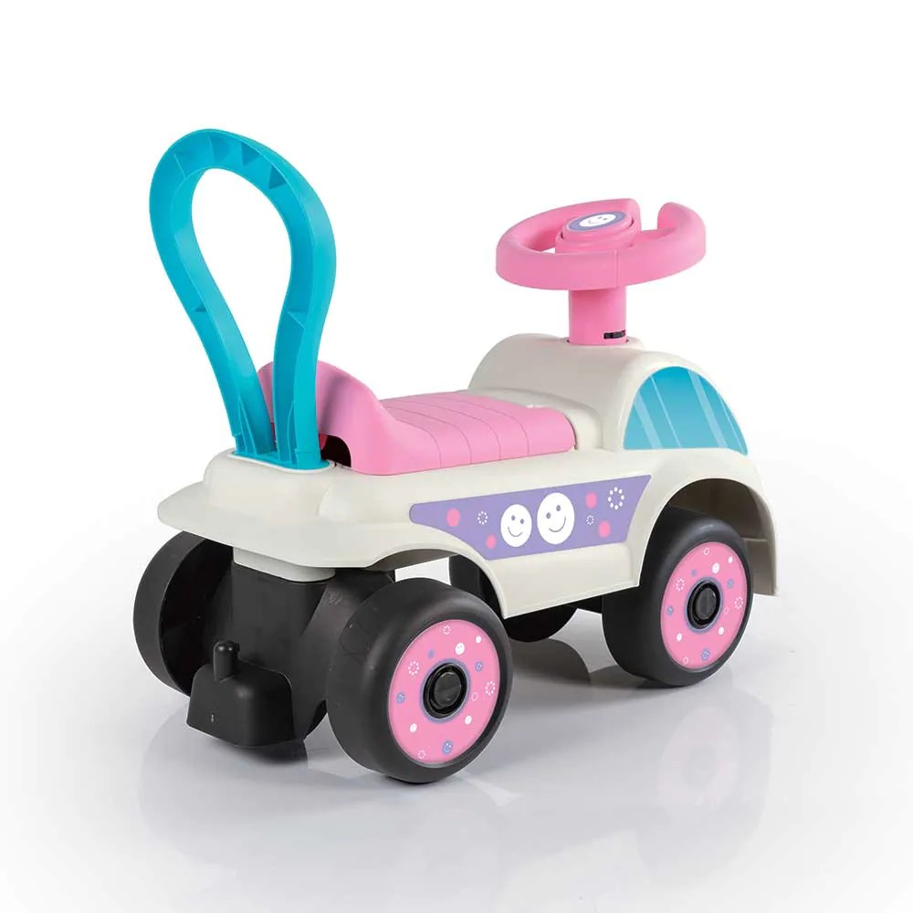 Prima mea masinuta Ride-on Dolu alb cu roz - poza 2