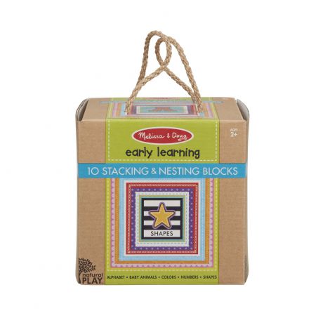 Prima mea piramida Eco educationala 10 piese - Melissa & Doug - poza 3