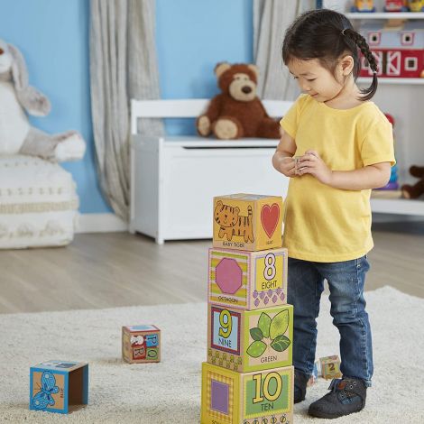 Prima mea piramida Eco educationala 10 piese - Melissa & Doug - poza 4