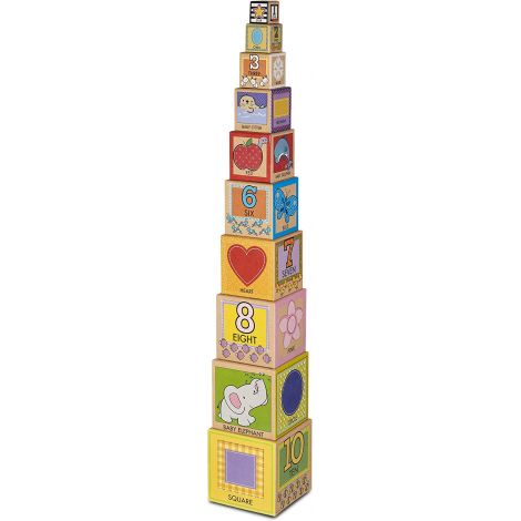 Prima mea piramida Eco educationala 10 piese - Melissa & Doug - poza 5