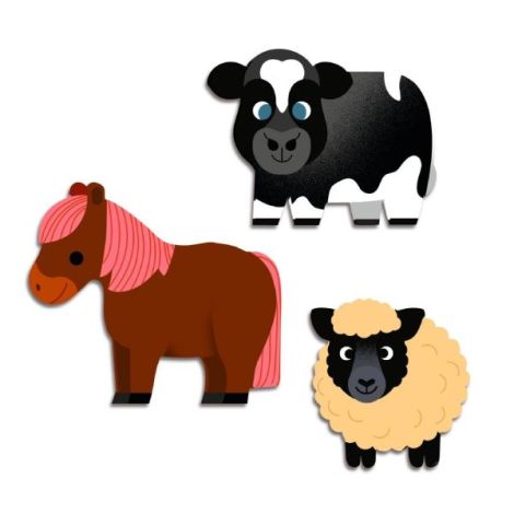 Primele abtibilduri Animale de la ferma, Djeco - poza 3
