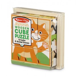 Primele mele cuburi puzzle cu animale - poza 2