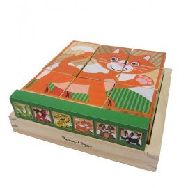 Primele mele cuburi puzzle cu animale - poza 3