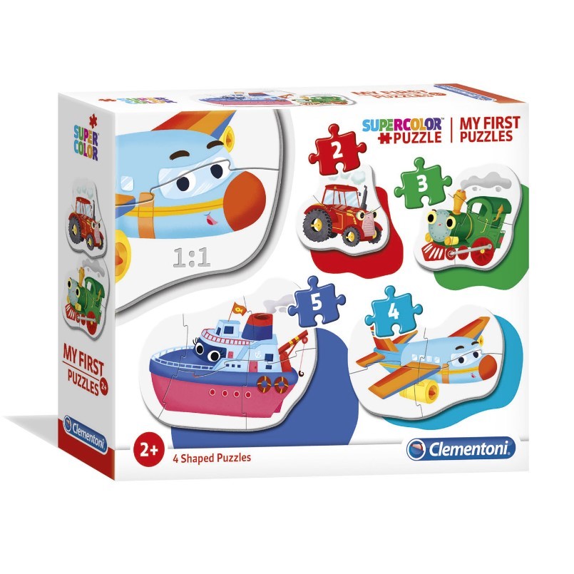 Primele mele puzzle-uri cu vehicule Clementoni - poza 1