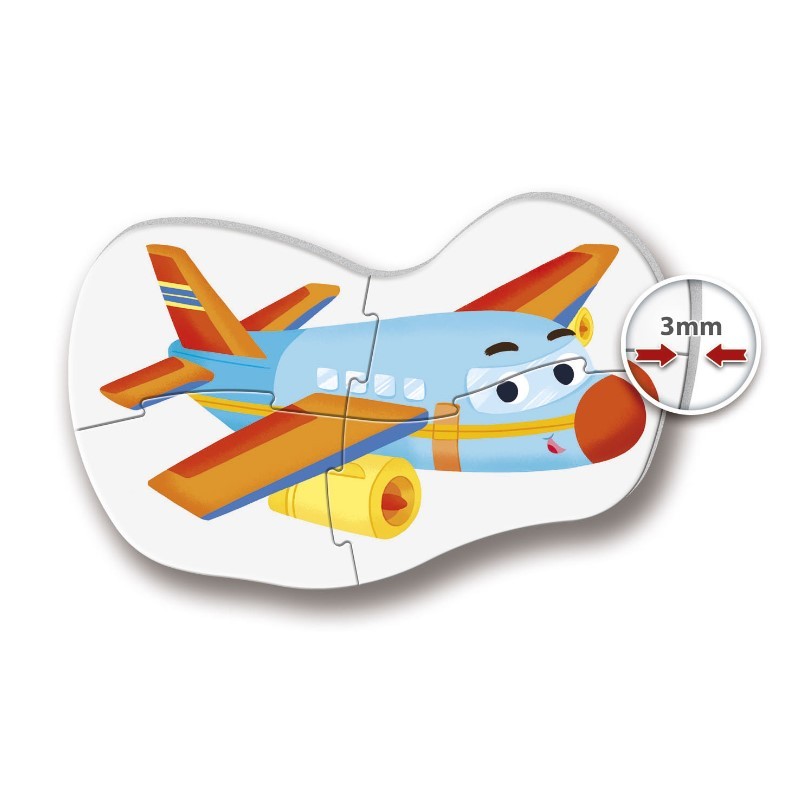 Primele mele puzzle-uri cu vehicule Clementoni - poza 2